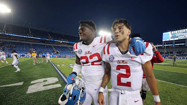 Matt Corral at Kentucky (Josh McCoy, Ole Miss Athletics)